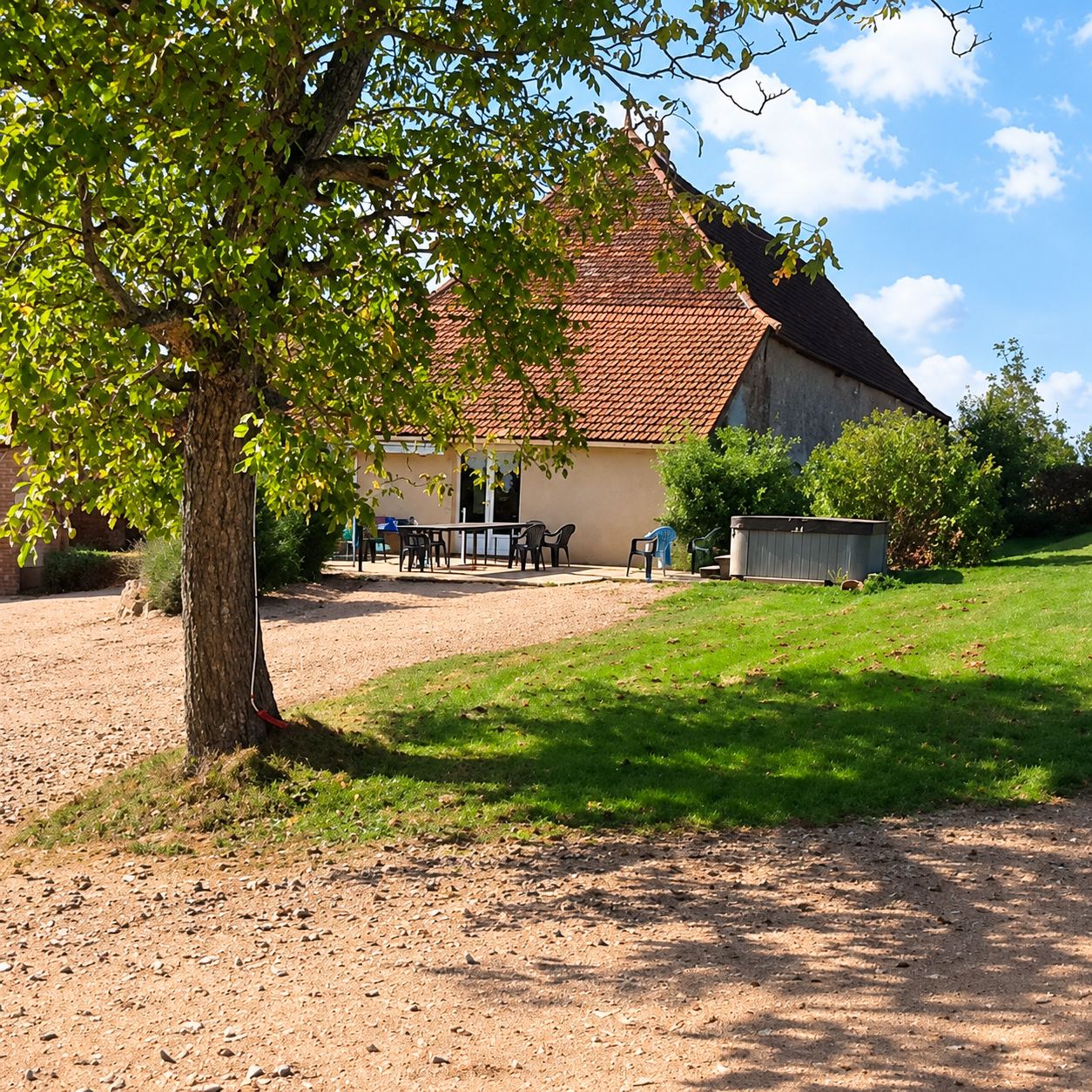 Terrasse du gîte