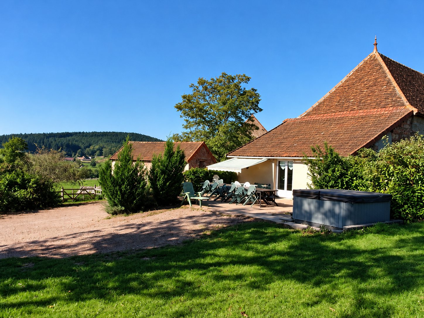 Terrasse du gîte