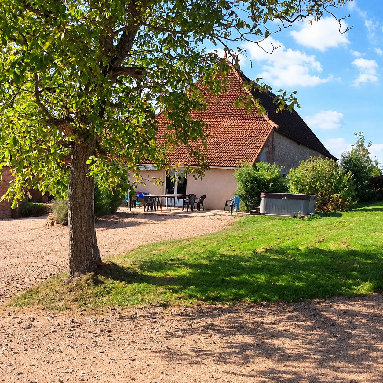 Terrasse du gîte